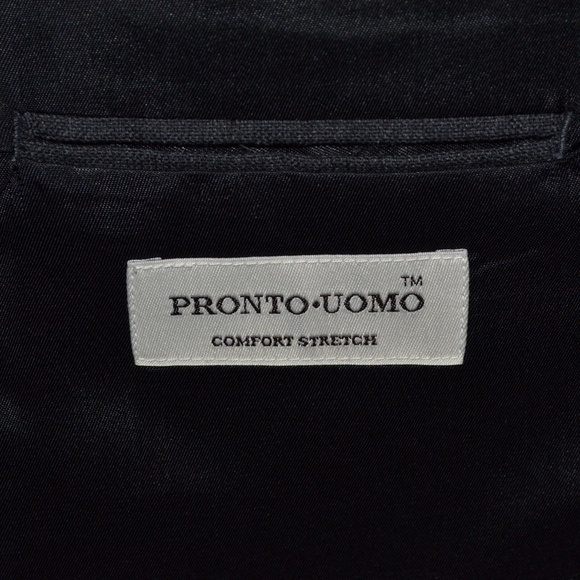 Pronto Uomo 40L Sport Coat Blazer Suit Jacket Gray - Picture 6 of 8